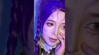 ASMR | Макияж Руми из K-Pop Demon Hunters 💄 Косплей, Хэллоуин, Корея
