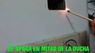 Mi calentador de gas se apaga en mitad de la ducha, sale caliente y luego fria