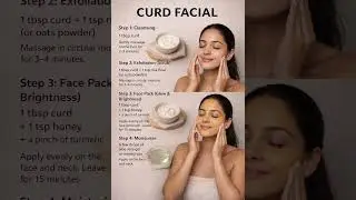 curd facial #skincaretips #koreanskincare #koreanskincare