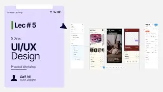 Day 5 | A Complete UI Design of App in Figma | Saif Ali
