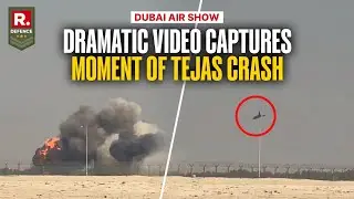 Dramatic New Video Shows How Tejas Nosedived Before Crash In Dubai Air Show