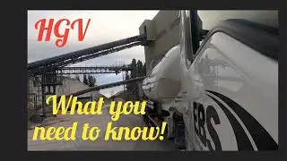 HGV beginners. What you need to know!