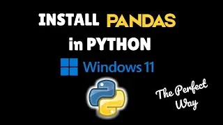 How to install Pandas in Python 3.14 on Windows 11 in 2025 #pandaslibrary