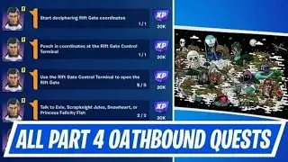 Fortnite Complete Oathbound Part 4 Quests - How to Complete Oathbound Challenges Fortnite Chapter 4