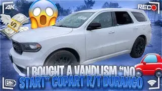 Я купил Copart R/T Durango с вандальным запуском😱