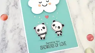 Clip of interactive rainbow slider card