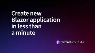 How to create new Blazor application in less than a minute