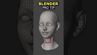 Pro Tip For Better Topology #blender #3d #cgi #animation