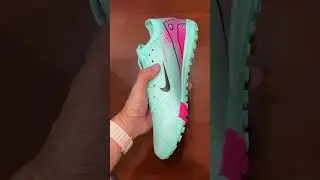 Nike Air Zoom Mercurial Vapor 16 Elite TF Artificial Turf Soccer Shoes - Green/Pink/Black