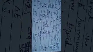  First law of thermodynamics, question no. 4.6 and 4.7 (P K Nag)