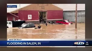 Salem, Indiana still cleaning up after flash flooding caused by storms