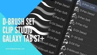 D-Brush Set Release - Clip Studio Paint - How to install custom brush