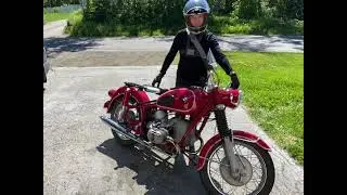 Alaska motorcycle ride, on a classic 1969 BMW R60