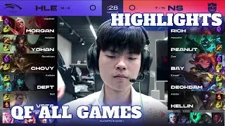 HLE vs NS - All Games Highlights | Quarter Finals 2021 LCK Spring | Hanwha Life vs Nongshim Full Bo5
