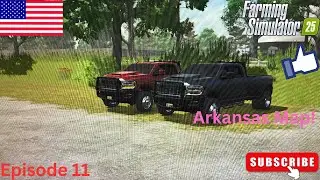 Farming Simulator 25 Today on Arkansas Map Today All Of Our Work Today Gone From Last Video Ep 11