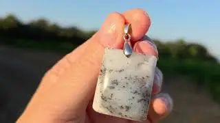 Agate Dendritique (Merlinite) - Pendentif 19 gr en Vente chez Gemmes et Zen