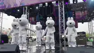 emote line dance glasbad