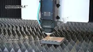High-precision single-table laser cutting machine, fast cutting speed &high efficiency#lasercutting
