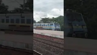Saharanpur Wag 7 with BCNA Freight Train. #shortsclip