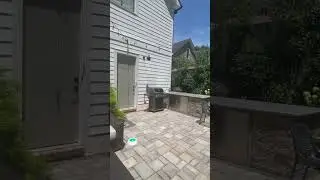 Atlanta Backyard Stone Walkway and Patio Project | Garden Lights Landscaping