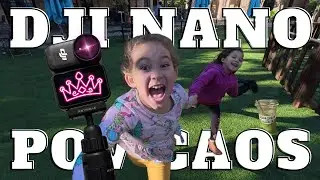 I Let My Kids Hold the DJI Nano… POV Chaos at The Pearl Market 😂🎄