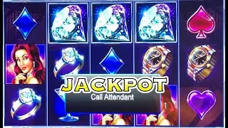 JACKPOT HANDPAY: LOCK IT LINK DIAMONDS SLOT.