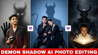 Demon Shadow AI Photo Editing Tutorial😈 || Vidmix App Photo Edit Keise Kare