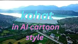 kohat road trip |kohat road trip in AI cartoon style|cartoon style vlog #trending