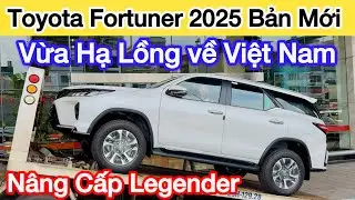Trên Tay Toyota Fortuner 2025 phiên bản mới nhất Việt Nam, xe Nhập Khẩu máy xăng 2.7 khí thải EURO 5