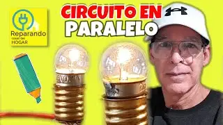 Circuito Eléctrico en Paralelo ESCOLAR , experimentos fáciles !!