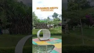 Blowing resto, 1 jam dari Solo #solo #restokeluarga #karanganyar #wisatasolo