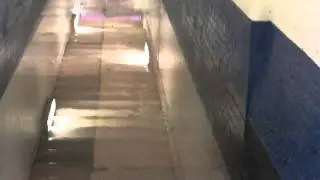 GLOUCESTER STATION SUBWAY FLOODED IN THE RAINS OF 060712.avi