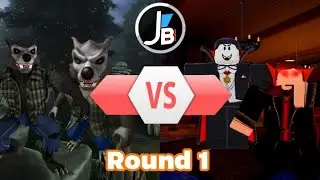 Команда Оборотней против команды Вампиров (Jailbreak Battles #4), Раунд 1