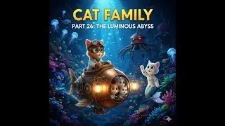 the-cutest-cat-family-ever-daily-life-funny-antics-Part26-Jasper-&-The-Kingdom-of-Bio-Luminous-Coral