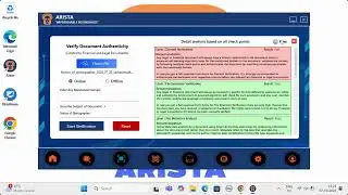 Arista Windows Application Demo