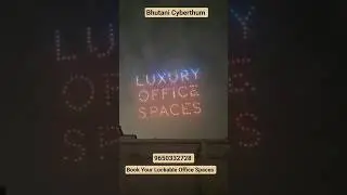 Drone Show At Bhutani Cyberthum.Book Your Lockable Office Space In Bhutani Cyberthum Sector 140A..