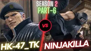 Tekken 8 | NinjaKilla (Law) VS HK-47_TK (Bryan) Part-6 Player Match