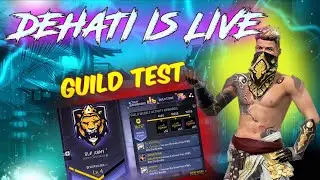 Today Dehati Live 🔴 Cs Rank Pusha || guild Test Live #shortlive  #freefirelive #guildtestlive
