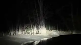 A quiet night ride on Old NC 105