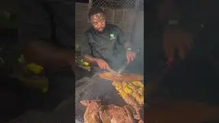 Nigerian Popular Night Street Food | Grilled Beef (Suya) #afroeat #nigerianfoodrecipes #cooking