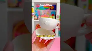 Cup and Plate silicone mold Part 2  #painting #asmaartstudio #art #short