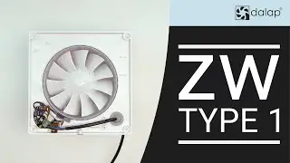 Ustawienia funkcji łazienkowego wentylatora Dalap z czujnikiem wilgotności (elektronika ZW typ 1)