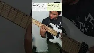 8 Strings Sweep Picking #8strings #8stringguitar #metal #sweep #sweeppicking #shredder #shredding