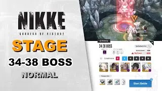 Stage 34-38 BOSS (Behemoth) Normal Mode | Goddess of Victory: Nikke