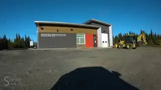 Driving around Burwash Landing, Yukon