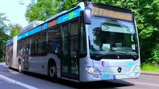 #117 Mercedes-Benz C2G NGT Hybrid ~ Voith [Sound] sch&ouml;ner Hydro |SWA Augsburg Linie 35 |KOM 3611