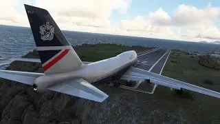 Short Runway Nightmare 😱 Big Aircraft British Airways 747 Takeoff Nearly Ends in the Sea