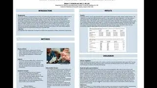 Rebecca Madsen Poster Presentation on Vaccine Study