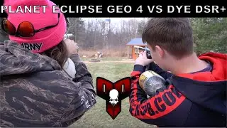 Planet Eclipse Geo 4 vs Dye DSR+ Shooting Video