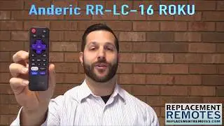 ANDERIC RR-LC-16 with GAME key for Sharp Roku Enhanced TV Remote Control